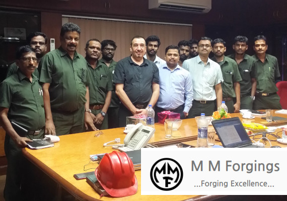Audit international pyrométrie chez MM Forgings